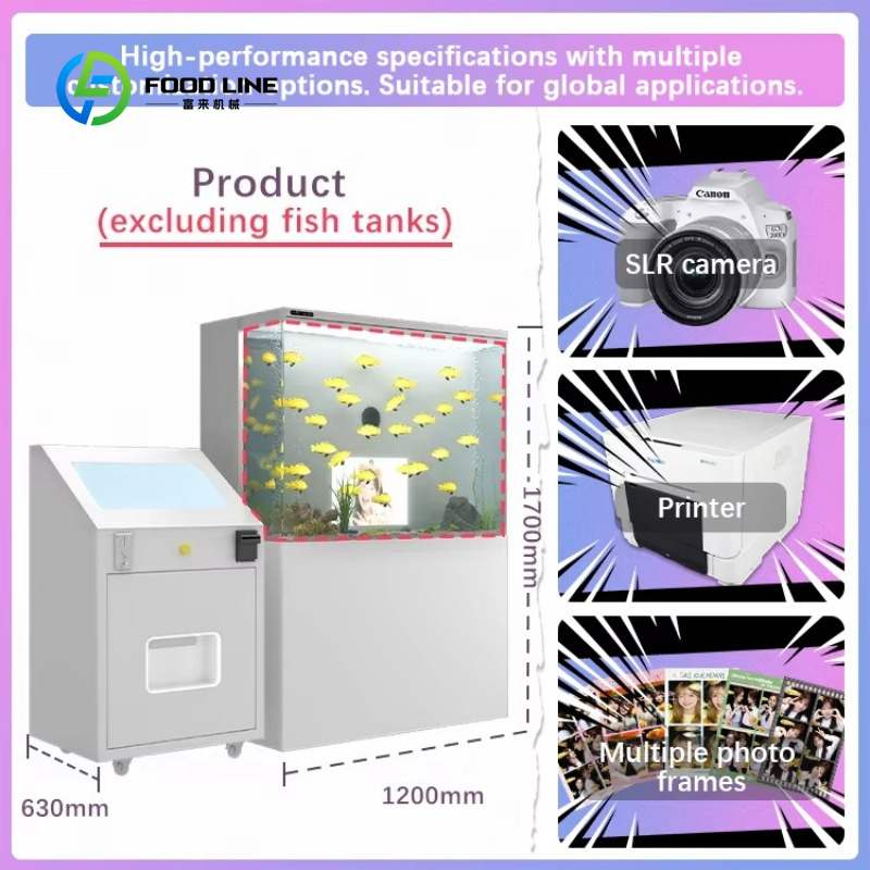 Commercial Photo Printing Kiosk - Photomaton Automatique Personnalisé Alimenté par l'IA,