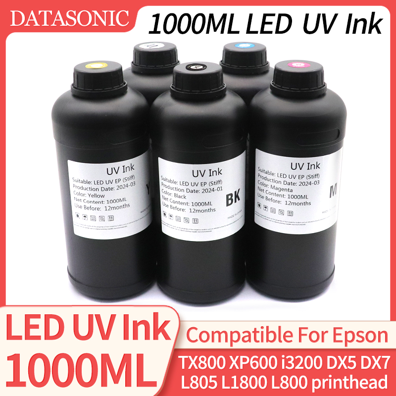 Solvent Printer Ink - Encre UV LED 1000ML pour TX800