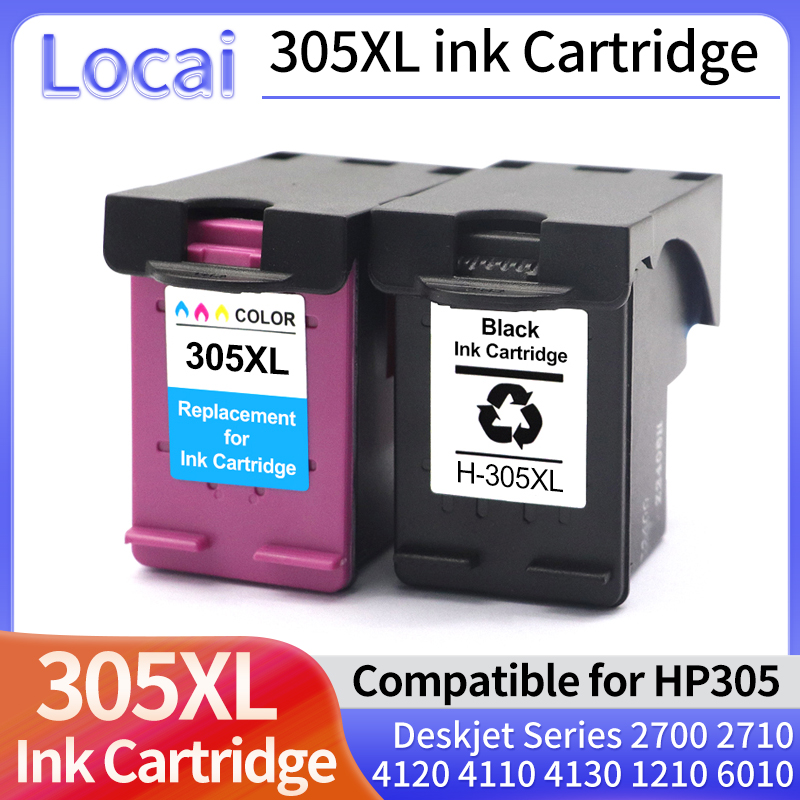 Solvent Printer Ink - Cartouches d'encre 305XL pour imprimante HP,
