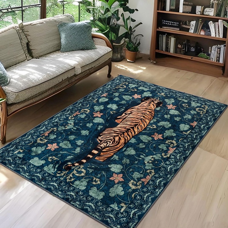 Tapis de salon Design tigre ré - Commercial Printing Online avis et prix