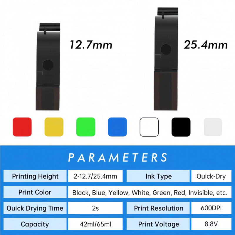 Cartouche d'encre premium 12,7 - Solvent Printer Ink avis et prix
