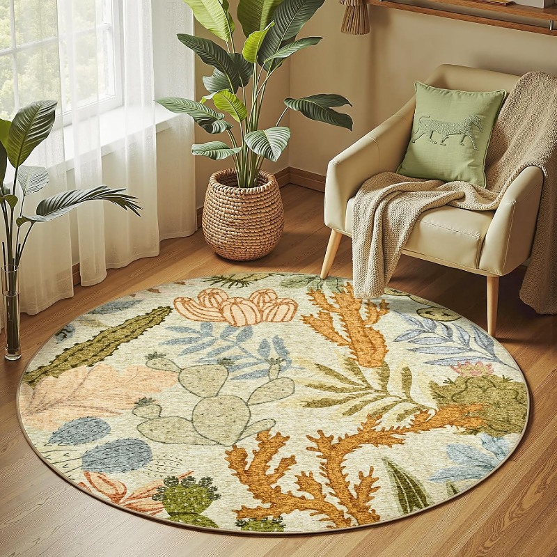 Tapis rond pour salon, style n - Commercial Printing Online avis et prix